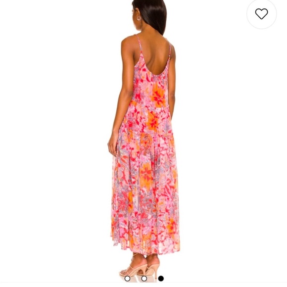 Free People Julianna Floral floaty maxi dress small - Picture 3 of 16